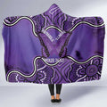 Australia Lupus Awareness Month Personalised Hooded Blanket Butterfly Purple Ribbon Invisible Illness Indigenous Art