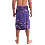 Australia Lupus Awareness Month Personalised Lavalava Butterfly Purple Ribbon Invisible Illness Indigenous Art