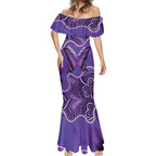Australia Lupus Awareness Month Personalised Mermaid Dress Butterfly Purple Ribbon Invisible Illness Indigenous Art