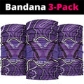 Australia Lupus Awareness Month Personalised Neck Gaiter Butterfly Purple Ribbon Invisible Illness Indigenous Art