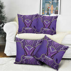 Australia Lupus Awareness Month Personalised Pillow Cover Butterfly Purple Ribbon Invisible Illness Indigenous Art