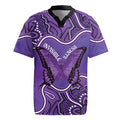 Australia Lupus Awareness Month Personalised Rugby Jersey Butterfly Purple Ribbon Invisible Illness Indigenous Art