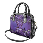 Australia Lupus Awareness Month Personalised Shoulder Handbag Butterfly Purple Ribbon Invisible Illness Indigenous Art