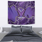 Australia Lupus Awareness Month Personalised Tapestry Butterfly Purple Ribbon Invisible Illness Indigenous Art