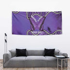 Australia Lupus Awareness Month Personalised Tapestry Butterfly Purple Ribbon Invisible Illness Indigenous Art