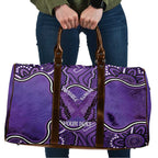 Australia Lupus Awareness Month Personalised Travel Bag Butterfly Purple Ribbon Invisible Illness Indigenous Art