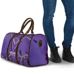 Australia Lupus Awareness Month Personalised Travel Bag Butterfly Purple Ribbon Invisible Illness Indigenous Art