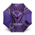 Australia Lupus Awareness Month Personalised Umbrella Butterfly Purple Ribbon Invisible Illness Indigenous Art