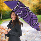 Australia Lupus Awareness Month Personalised Umbrella Butterfly Purple Ribbon Invisible Illness Indigenous Art