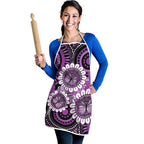 Australia Indigenous Butterflies Personalised Apron Lupus Awareness Purple Ribbon Aboriginal Art