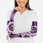 Australia Indigenous Butterflies Personalised Arm Sleeves Lupus Awareness Purple Ribbon Aboriginal Art