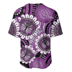 Australia Indigenous Butterflies Personalised Baseball Jersey Lupus Awareness Purple Ribbon Aboriginal Art
