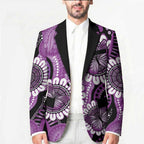Australia Indigenous Butterflies Personalised Blazer Lupus Awareness Purple Ribbon Aboriginal Art