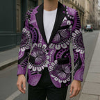 Australia Indigenous Butterflies Personalised Blazer Lupus Awareness Purple Ribbon Aboriginal Art