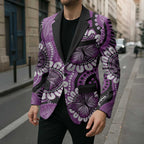 Australia Indigenous Butterflies Personalised Blazer Lupus Awareness Purple Ribbon Aboriginal Art
