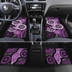 Australia Indigenous Butterflies Personalised Car Mats Lupus Awareness Purple Ribbon Aboriginal Art