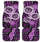 Australia Indigenous Butterflies Personalised Car Mats Lupus Awareness Purple Ribbon Aboriginal Art