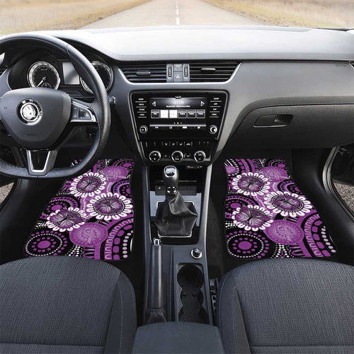 Australia Indigenous Butterflies Personalised Car Mats Lupus Awareness Purple Ribbon Aboriginal Art