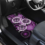 Australia Indigenous Butterflies Personalised Car Mats Lupus Awareness Purple Ribbon Aboriginal Art