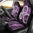 Australia Indigenous Butterflies Personalised Car Seat Cover Lupus Awareness Purple Ribbon Aboriginal Art