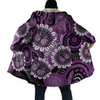 Australia Indigenous Butterflies Personalised Cloak Lupus Awareness Purple Ribbon Aboriginal Art