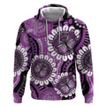 Australia Indigenous Butterflies Personalised Hoodie Lupus Awareness Purple Ribbon Aboriginal Art