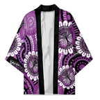 Australia Indigenous Butterflies Personalised Kimono Lupus Awareness Purple Ribbon Aboriginal Art