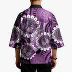 Australia Indigenous Butterflies Personalised Kimono Lupus Awareness Purple Ribbon Aboriginal Art