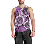 Australia Indigenous Butterflies Personalised Men Tank Top Lupus Awareness Purple Ribbon Aboriginal Art