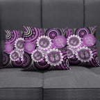 Australia Indigenous Butterflies Personalised Pillow Cover Lupus Awareness Purple Ribbon Aboriginal Art