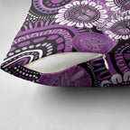 Australia Indigenous Butterflies Personalised Pillow Cover Lupus Awareness Purple Ribbon Aboriginal Art