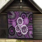 Australia Indigenous Butterflies Personalised Quilt Lupus Awareness Purple Ribbon Aboriginal Art