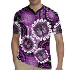 Australia Indigenous Butterflies Personalised Rugby Jersey Lupus Awareness Purple Ribbon Aboriginal Art