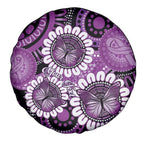 Australia Indigenous Butterflies Personalised Spare Tire Cover Lupus Awareness Purple Ribbon Aboriginal Art