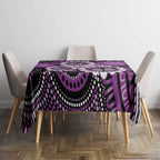 Australia Indigenous Butterflies Personalised Tablecloth Lupus Awareness Purple Ribbon Aboriginal Art