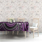 Australia Indigenous Butterflies Personalised Tablecloth Lupus Awareness Purple Ribbon Aboriginal Art