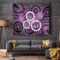 Australia Indigenous Butterflies Personalised Tapestry Lupus Awareness Purple Ribbon Aboriginal Art