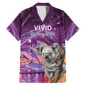 Vivid Sydney Australia Family Matching Mermaid Dress and Hawaiian Shirt Humanity Aussie Koala Fanciful Light