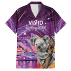 Vivid Sydney Australia Family Matching Tank Maxi Dress and Hawaiian Shirt Humanity Aussie Koala Fanciful Light