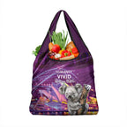 Vivid Sydney Australia Grocery Bag Humanity Aussie Koala Fanciful Light