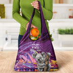 Vivid Sydney Australia Grocery Bag Humanity Aussie Koala Fanciful Light