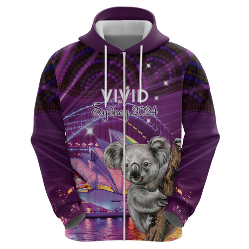 Vivid Sydney Australia Hoodie Humanity Aussie Koala Fanciful Light