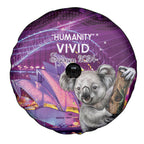 Vivid Sydney Australia Spare Tire Cover Humanity Aussie Koala Fanciful Light