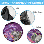 Vivid Sydney Australia Spare Tire Cover Humanity Aussie Koala Fanciful Light