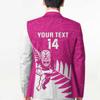 New Zealand Silver Fern Rugby Custom Blazer Go All Black Maori Pink Version - Aussie Hoodie