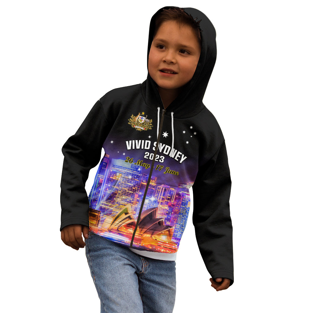personalised-australia-vivid-sydney-2023-kid-hoodie-aussie-proud-sydney-opera-house