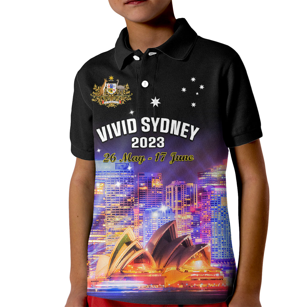 personalised-australia-vivid-sydney-2023-kid-polo-shirt-aussie-proud-sydney-opera-house