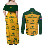 australia-soccer-couples-matching-off-shoulder-maxi-dress-and-long-sleeve-button-shirts-matildas-world-cup-2023-tropical-style