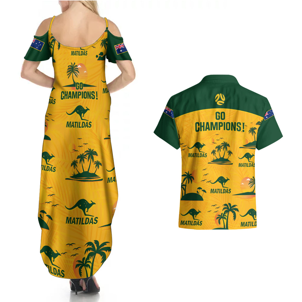 australia-soccer-couples-matching-summer-maxi-dress-and-hawaiian-shirt-matildas-world-cup-2023-tropical-style