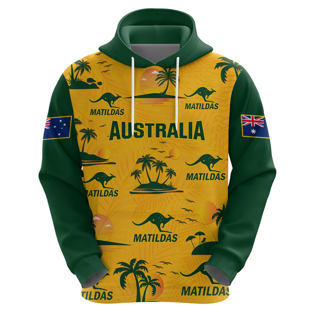 australia-soccer-hoodie-matildas-world-cup-2023-tropical-style